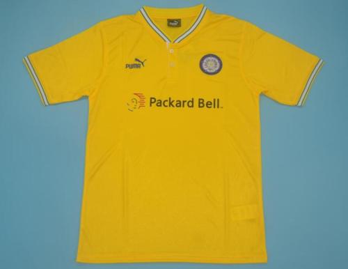 Retro Jersey 1996-1999 Leeds United Yellow Soccer Jersey