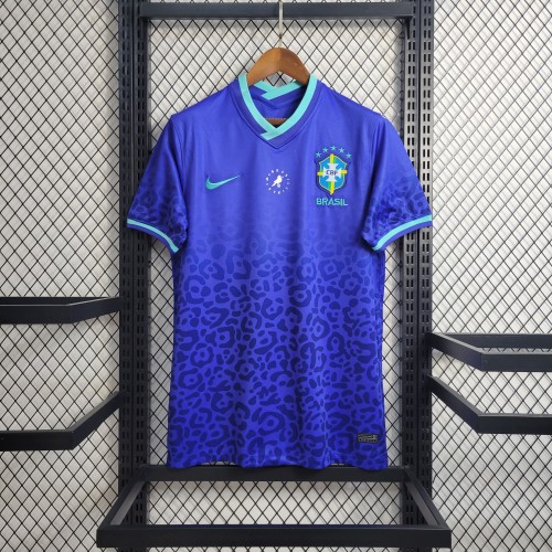 Fans Version Brazil 2022-2023 Blue Pigeon Special Edition Soccer Jersey