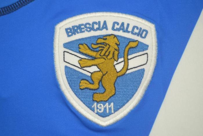 Long Sleeve Retro Jersey 2003-2004 Brescia Calcio Home Soccer Jersey