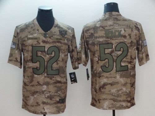 Chicago Bears #52 MACK Camouflage NFL Jersey