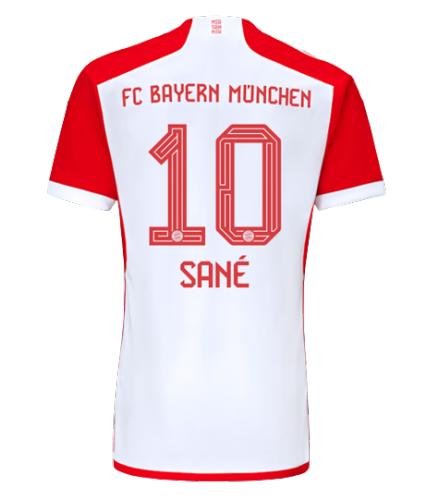 Fans Version 2023-2024 Bayern Munich 10 SANE Home Soccer Jersey