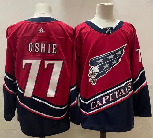 2020 Retro Jersey Washington Capitals 77 OSHIE Red NHL Jersey