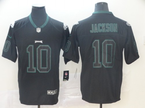 Philadelphia Eagles #10 JACKSON Black/Green NFL Jersey