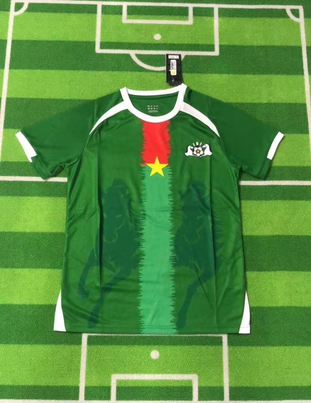Fans Version 2022 World Cup Burkina Faso Green Soccer Jersey