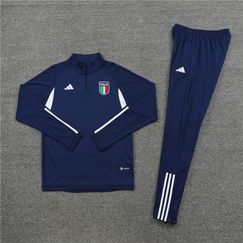 2023-2024 Italy Borland Soccer Training Sweater and Pants