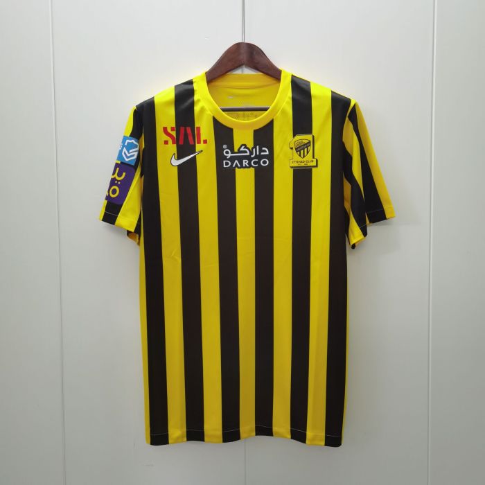 Benzema shirt for Fans Version 2022-2023 AI-Ittihad Home Soccer Jersey