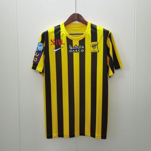 Benzema shirt for Fans Version 2022-2023 AI-Ittihad Home Soccer Jersey