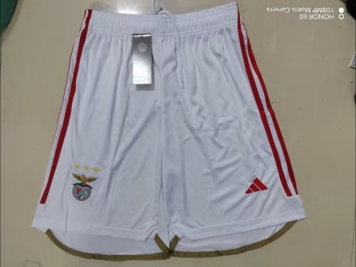 2023-2024 Benfica Home Soccer Shorts