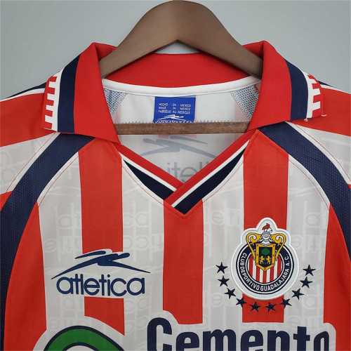 Retro Jersey 1999-2000 Chivas Home Soccer Jersey