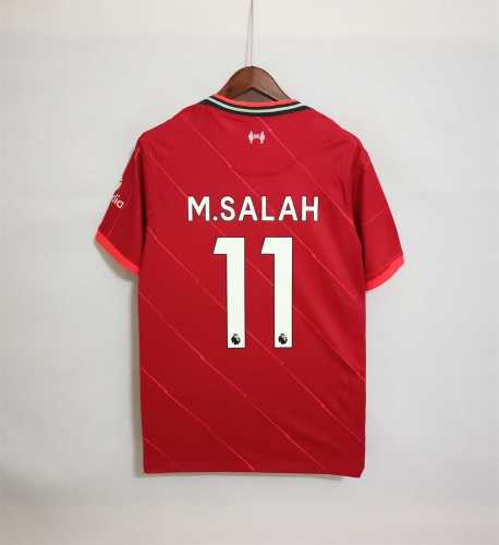 Fans Version 2021-2022 Liverpool M.SALAH 11 Home Soccer Jersey
