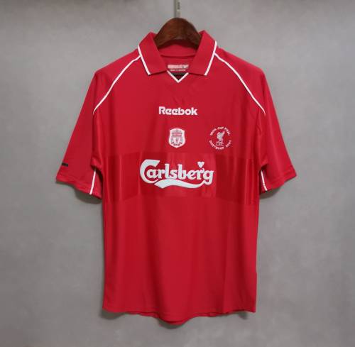 Retro Jersey 2001-2002 Liverpool Home Soccer Jersey