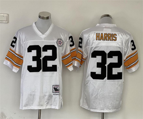 Pittsburgh Steelers 32 HARRIS White NFL Jersey