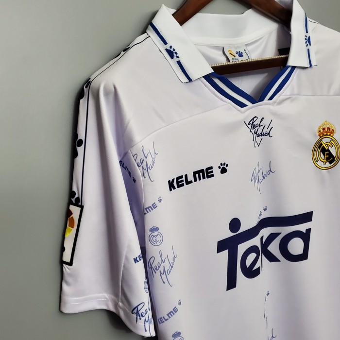 Retro Jersey Real Madrid 1994-1996 Home Soccer Jersey