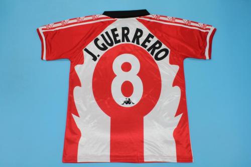 Retro Jersey 1997-1998 Athletic Bilbao J.GUERRERO 8 Home Vintage Soccer Jersey