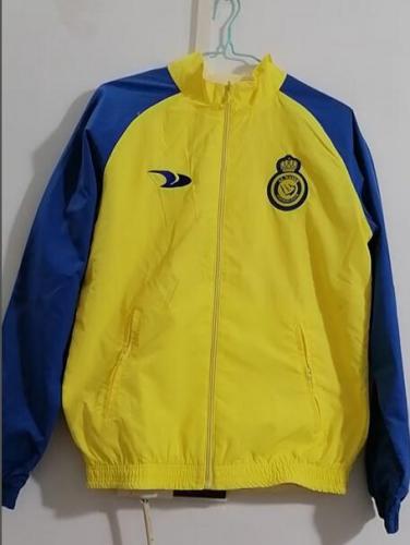 2023-2024 Al Nassr Yellow Reversible Soccer Jacket