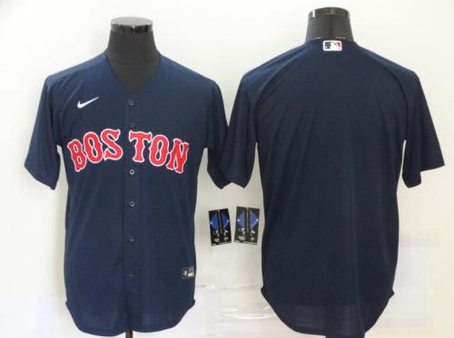 Boston Red Sox Dark Blue Blank Cool Jersey