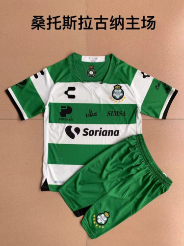 Adult Uniform 2022-2023 Santos Laguna Home Soccer Jersey Shorts