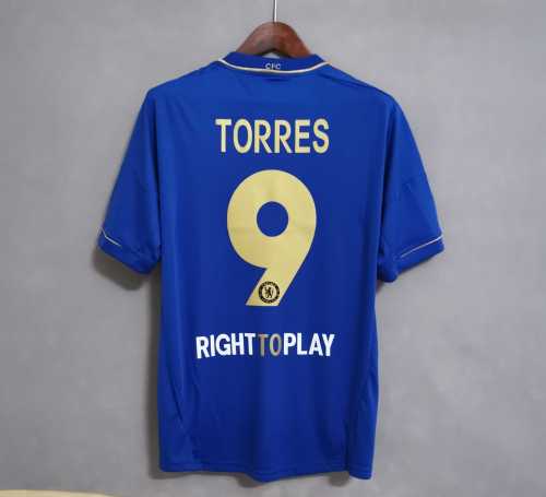 with UCL Patch Retro Jersey 2012-2013 Chelsea TORRES 9 Home Soccer Jersey