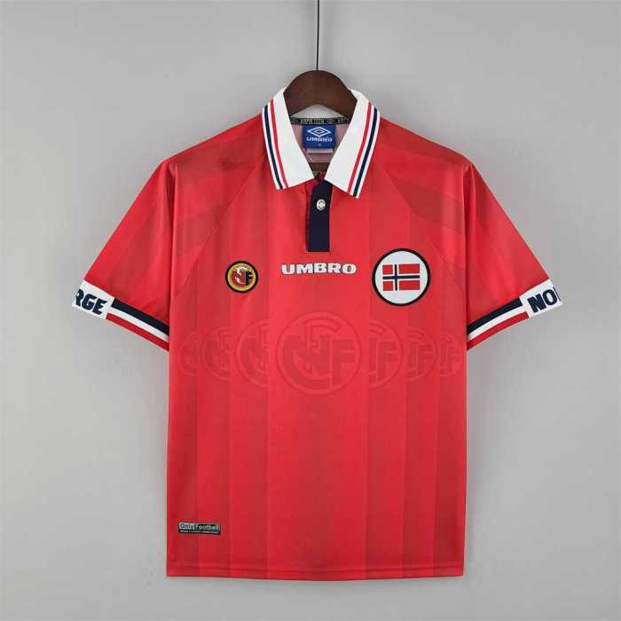 Retro Jersey 1998-1999 Norway Home Soccer Jersey