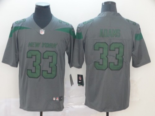New York Jets 33 Jamal Adams Gray Inverted Legend Limited Jersey