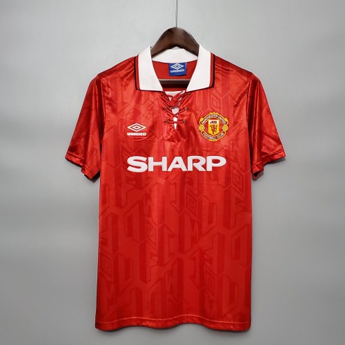 Retro Jersey 1994 Manchester United Home Soccer Jersey
