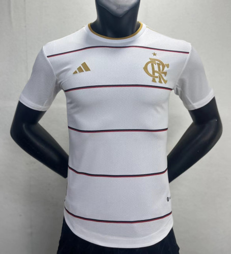 Player Version 2023-2024 Flamengo Away White Soccer Jersey
