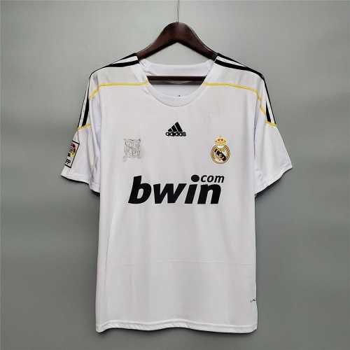 Retro Jersey 2009-2010 Real Madrid Home Soccer Jersey Vintage Real Football Shirt