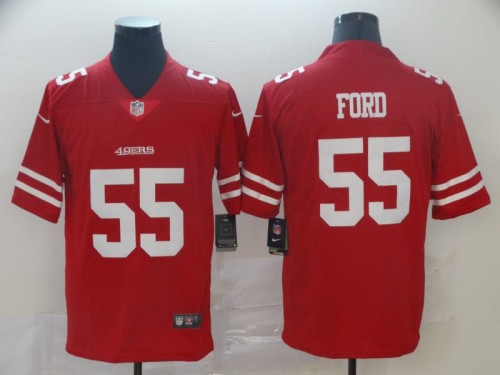 San Francisco 49ers 55 Dee Ford Red Vapor Untouchable Limited Jersey