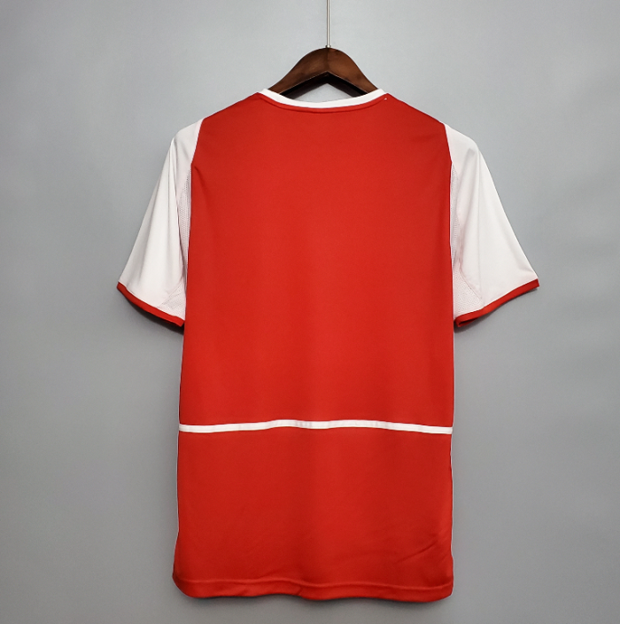 Retro Jersey 2002-2004 Arsenal Home Soccer Jersey Red Vintage Football Shirt