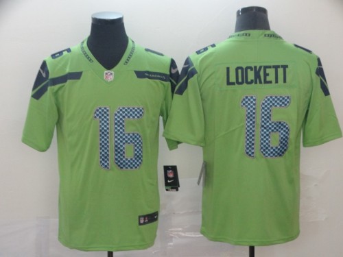 Seattle Seahawks 16 Tyler Lockett Green Youth Color Rush Limited Jersey