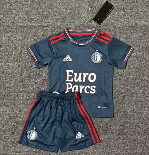 Adult Uniform 2022-2023 Feyenoord Rotterdam Soccer Jersey Shorts