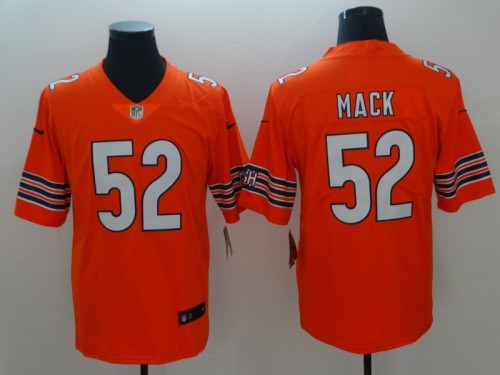 Chicago Bears #52 MACK Orange NFL Legend Jersey