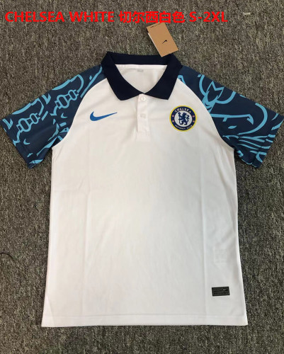 2022-2023 Chelsea White Soccer Polo