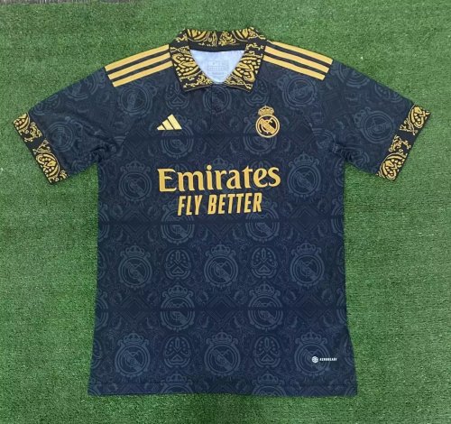 Fans Version 2023--2024 Real Madrid Special Blue Soccer Jersey