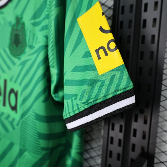 Fan Version 2023-2024 Newcastle United Away Green Football Shirt