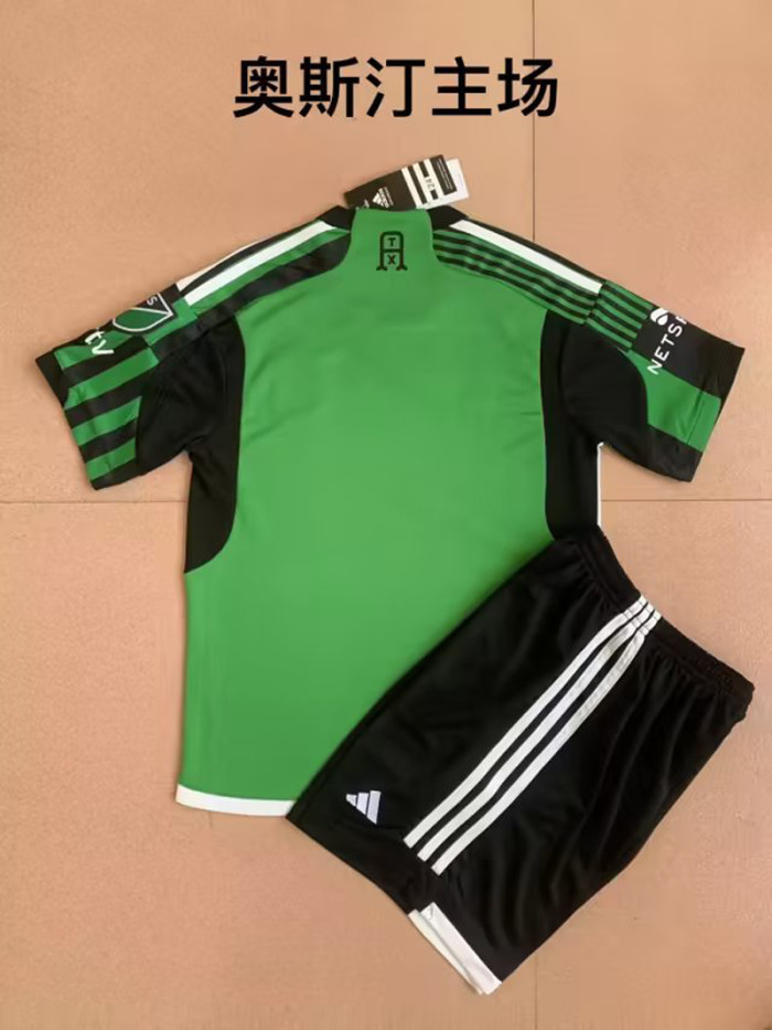 Adult Uniform 2023-2024 Austin Home Soccer Jersey Shorts