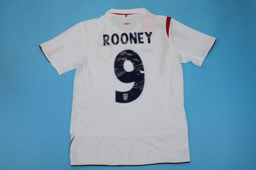 Retro Jersey 2006 England ROONEY 9 Home Soccer Jersey