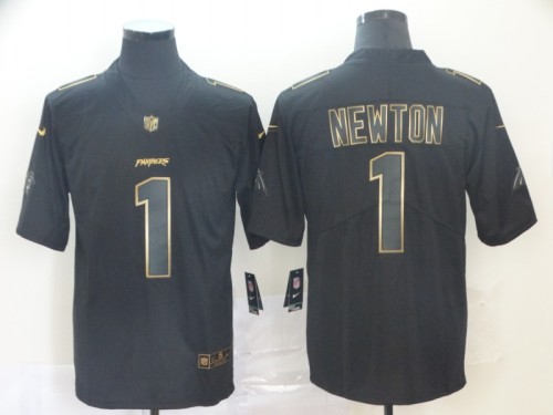 Green Bay Packers #1 NEWTON Black/Gold NFL Jersey
