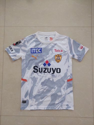 Fans Version 2022-2023 Shimizu S-Pulse Away White Soccer Jersey