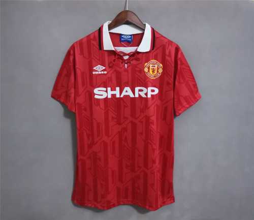 Retro Jersey 1993-1994 Manchester United CANTONA 7 Home Soccer Jersey