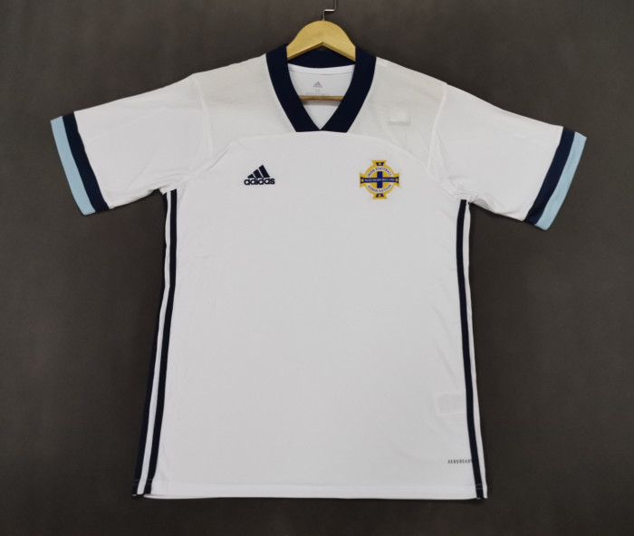 Northern Ireland Euro 2020 Away White Soccer Jersey