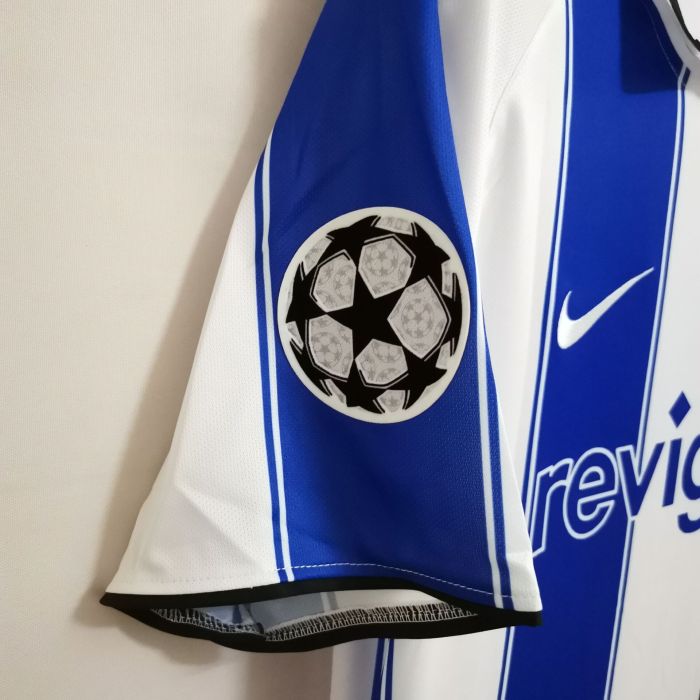with UCL Patch Retro Jersey 2003-2004 Porto Vintage Home Soccer Jersey