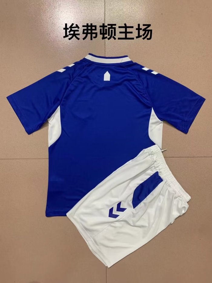 Adult Uniform 2022-2023 Everton Home Soccer Jersey Shorts