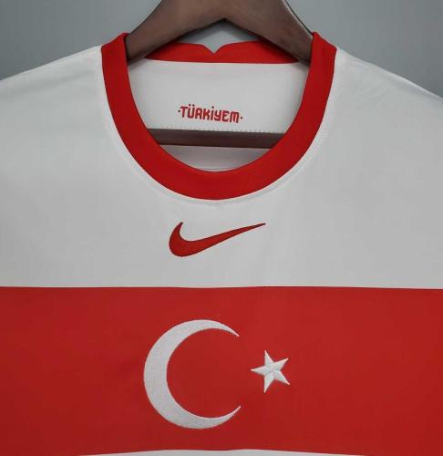 Retro Jersey 2020-2021 Turkey Away White Soccer Jersey Vintage Football Shirt