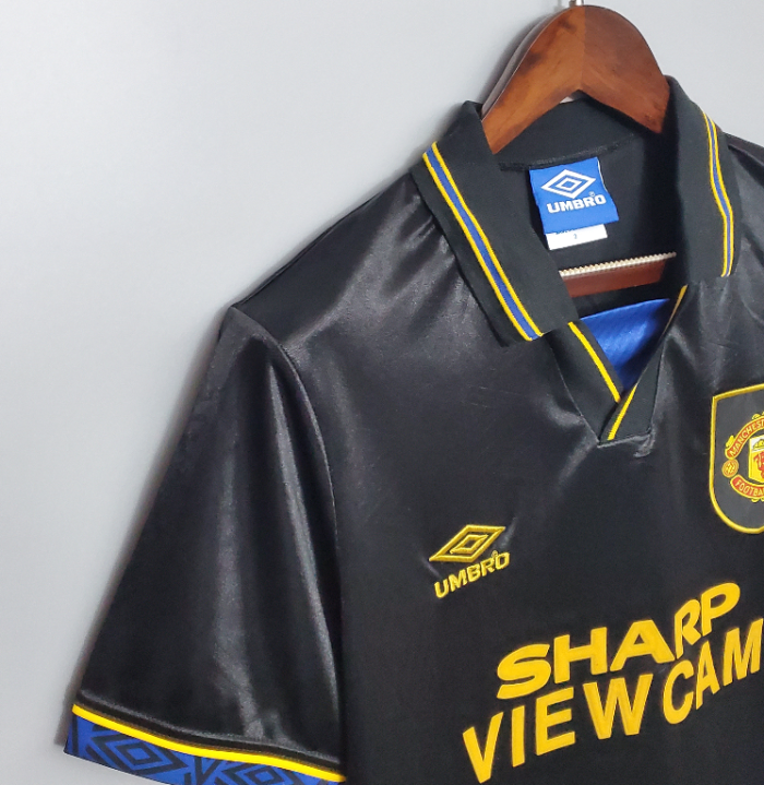 Retro Jersey 1993-1995 Manchester United Away Soccer  Jersey