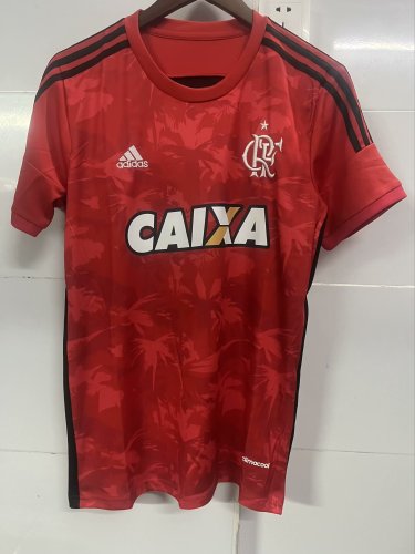 Retro Jersey 2014-2015 Flamengo 3rd Away Red Soccer Jersey