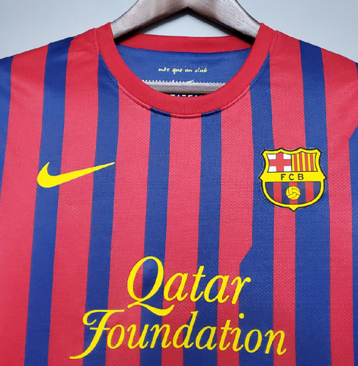 with LFP+TV3 Patch Retro Jersey 2011-2012 Barcelona Home Soccer Jersey