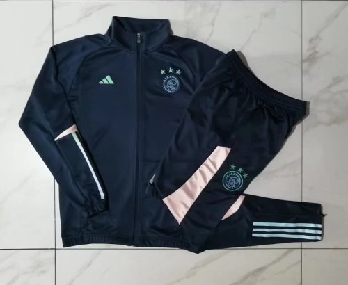 2023-2024 Ajax Black Soccer Training Jacket and Pants