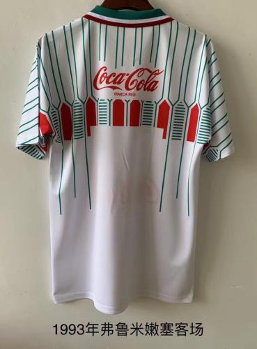 Retro Jersey 1993 Fluminense Away White Soccer Jersey Vintage Football Shirt