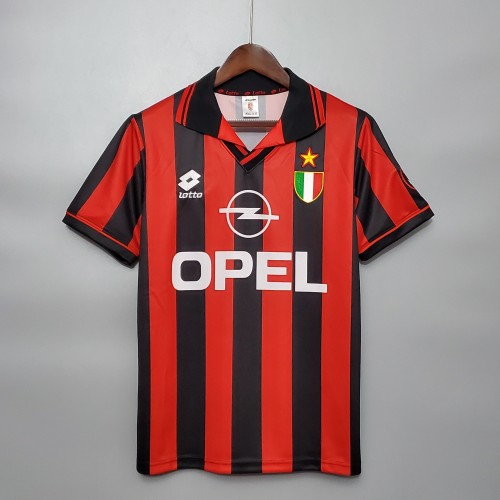 Retro Jersey 1996-1997 AC Milan Home Soccer Jersey